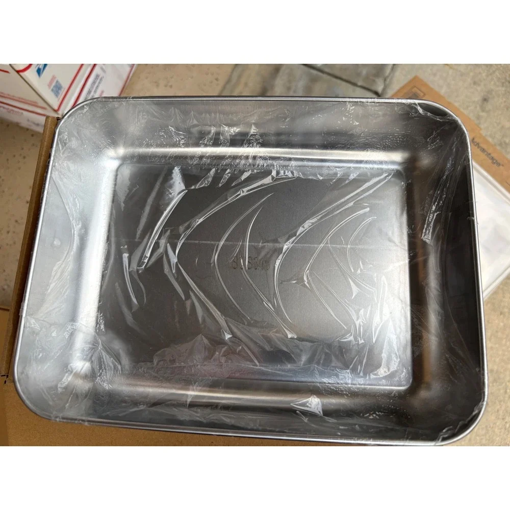 SUS304 Stainless Steel Food Storage Containers with Lids Rectangular Set of 5